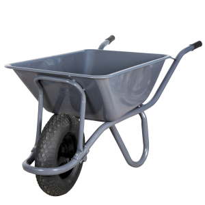 Brouette F1 EVO étroite cuve grise 90L roue gonflée - Charge 150kg - SIRL